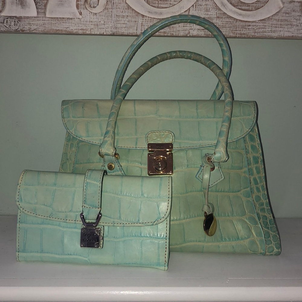 Vintage Dooney & Bourke bag with matching wallet